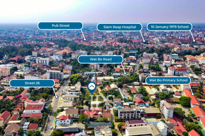 1,956 Sqm Commercial  Land For Sale - Sala Kamreuk, Siem Reap