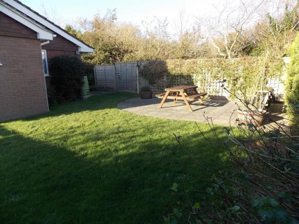 Rear garden
