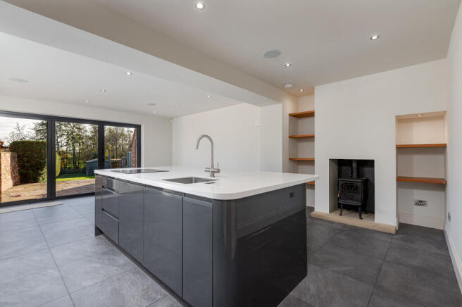 Open plan dining ...