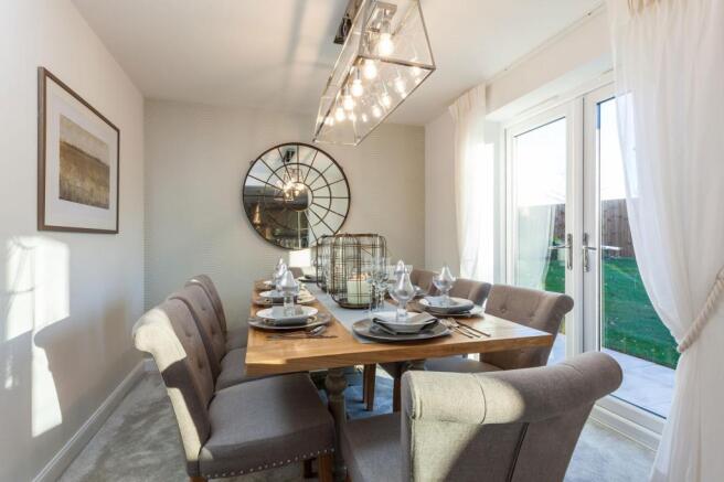 Typical Cambridge dining room
