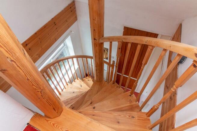 Lobby with Spiral Staircase