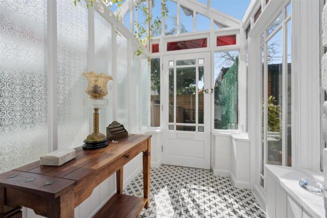 Front Pedestrian Entrance and Porch