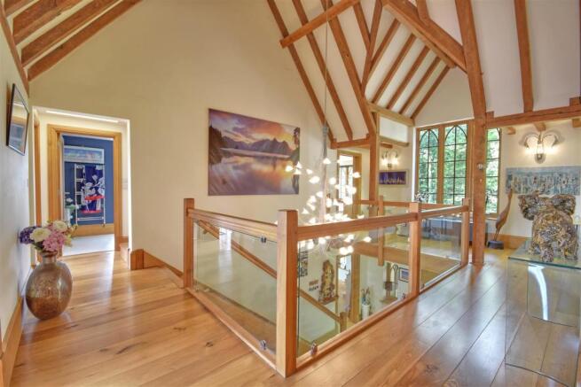 Stairs and landing to first floor