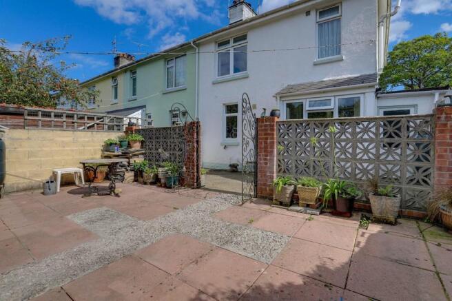 Rear of property