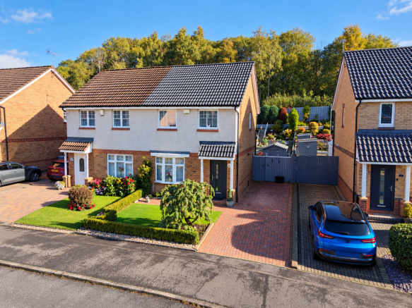 2-bed semi-detached on Macdougall Drive, Glasgow, G72, £190,000