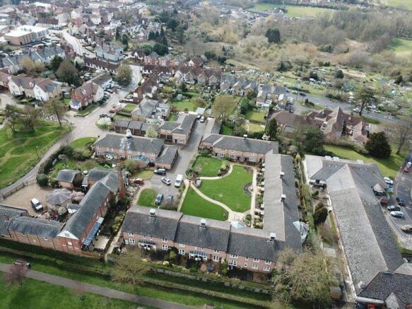 Aerial view of...