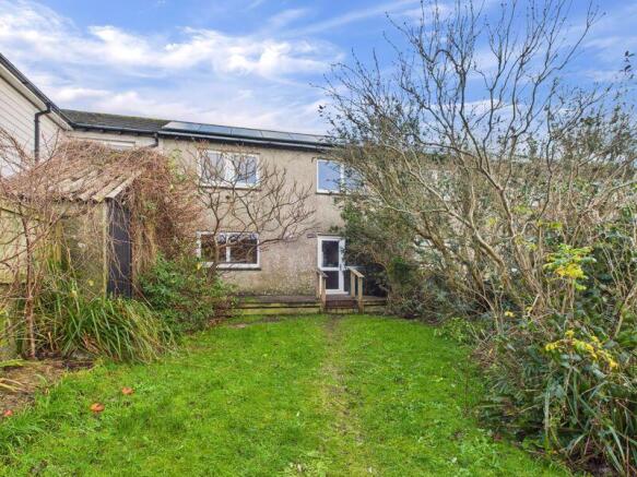 Rear elevation and garden