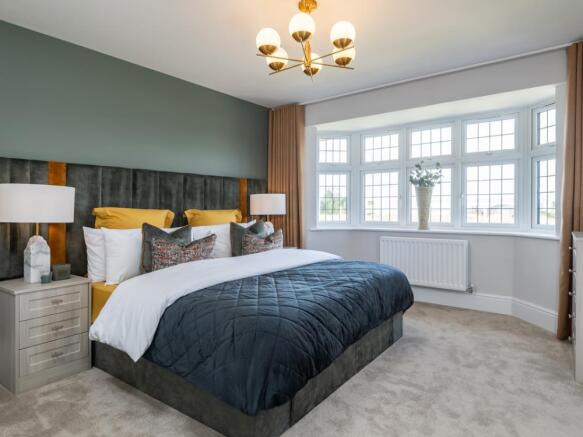 Main bedroom of the Overton, a 4 bedroom house