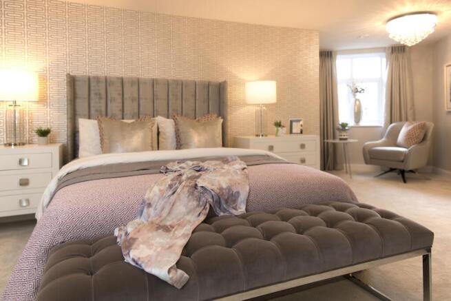Show home master bedroom