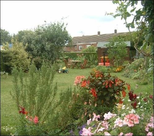 Rear garden