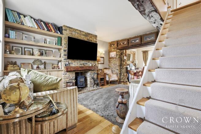 Formal Lounge with stairs to the first floor.
