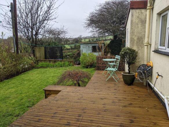 Deck and garden