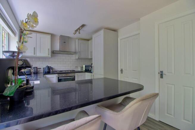 Kitchen Range (showing door to Utility Room)