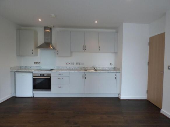 Open plan kitchen area