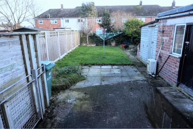 rear garden       