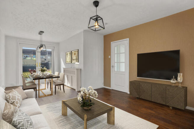 Lounge Dining Room - Virtually Staged