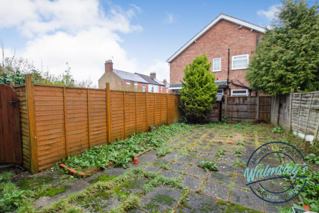 Rear gardens from property
