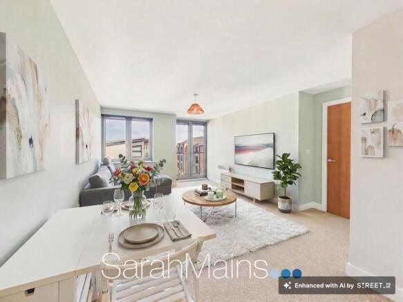 This image has been virtually staged using AI to show potential layout and furnishings