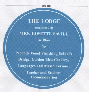 Blue Plaque