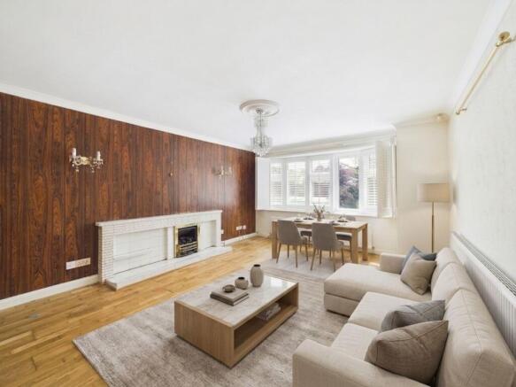 Lounge Dining Room (Virtually Furnished)