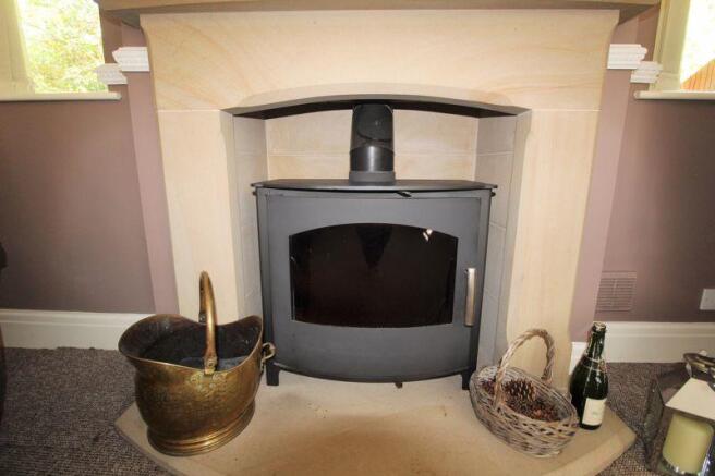 Log Burner in Lounge