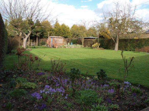 Rear garden