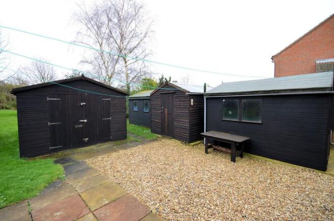 Garden sheds - included in the sale