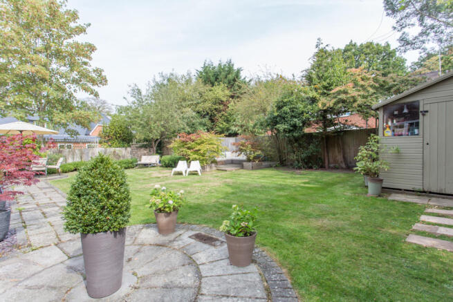 Rear garden