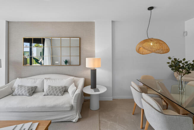 Living and dining area