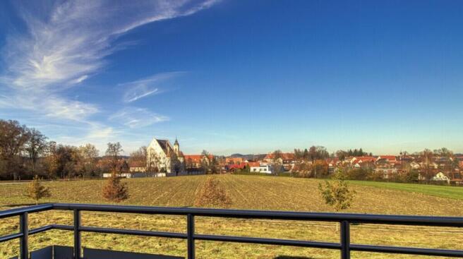 Blick zum Kißlegger Alten Schloss