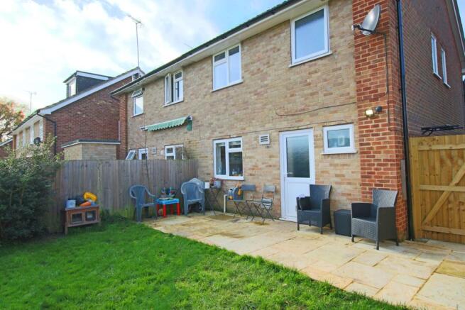 Rear of property