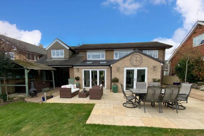 Rear of house