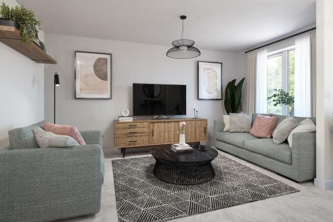 The cosy lounge is perfect for nights in