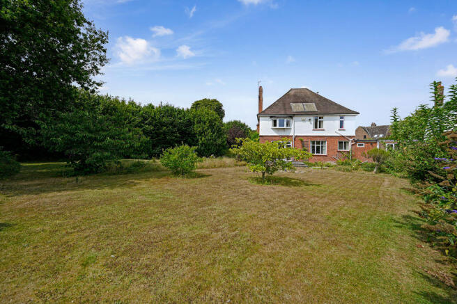 Rear of property