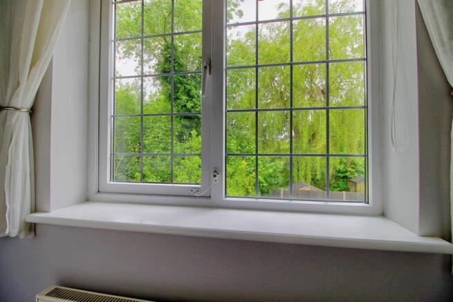 Garden view from Bedroom Two