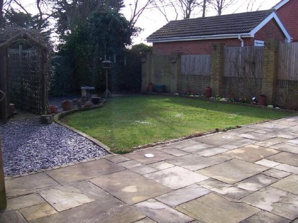 Rear garden