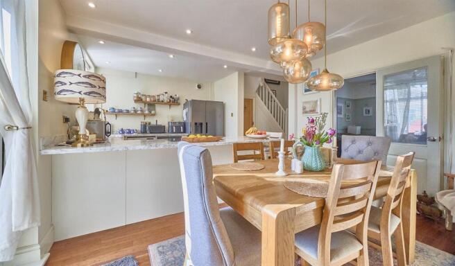 Open Plan refitted Dining/Kitchen to Rear