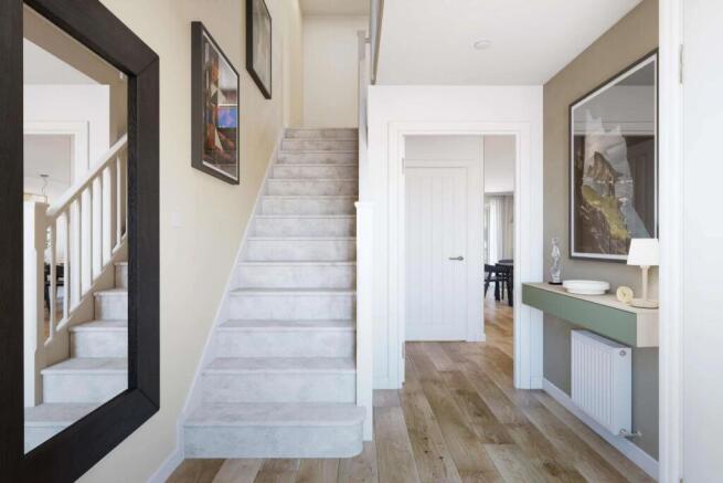 A welcoming spacious hallway