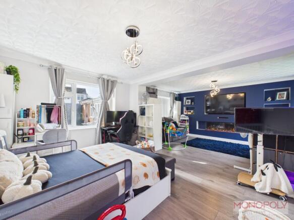 Open plan living area