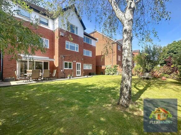 Lawned Mature Garden