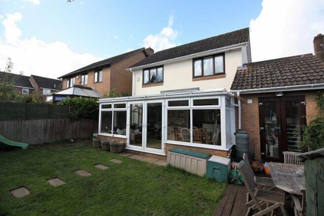 Rear of house