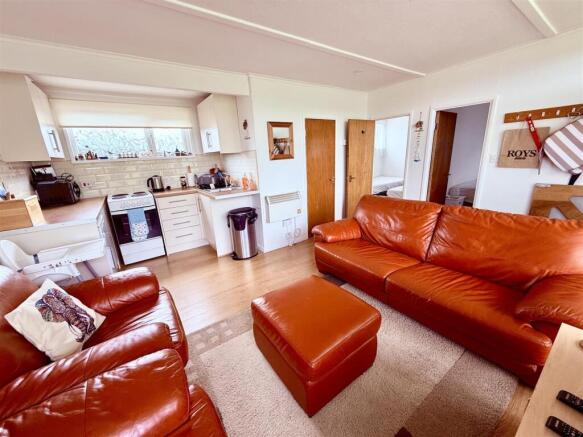 open plan living area kitchen