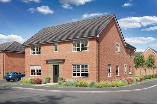 CGI Exterior view of our Alnmouth 4 bedroom home