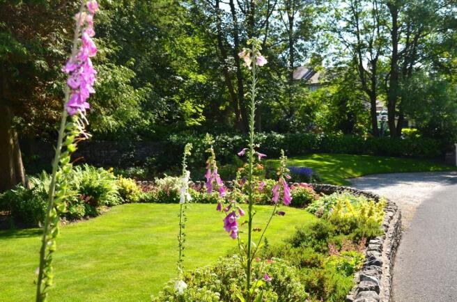 Manicured gardens
