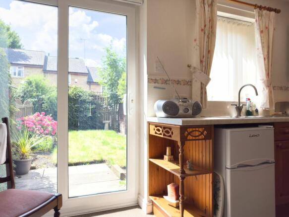 Rear patio doors