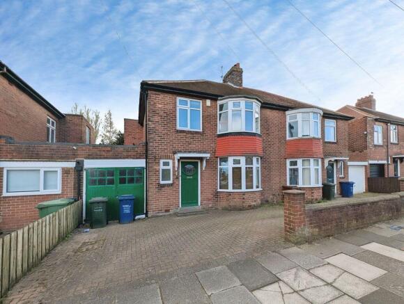 3-bed semi-detached on Fenham Hall Drive, Fenham, Newcastle Upon Tyne, £275,000