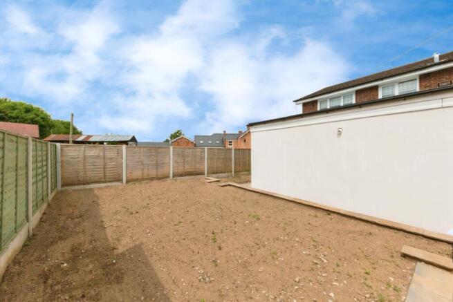 Levelled garden aspect