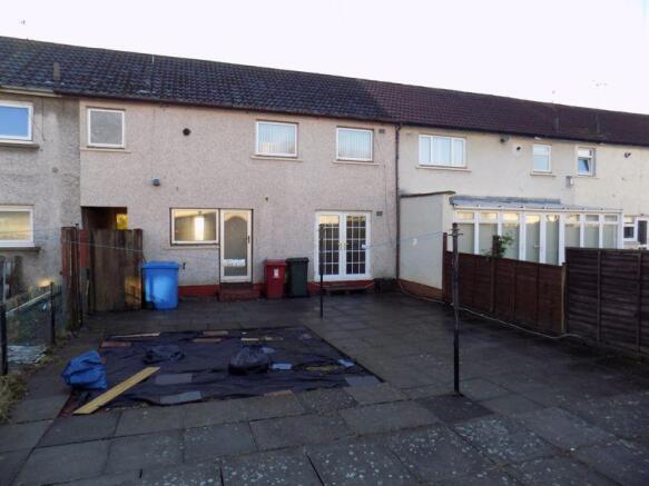 Rear of property
