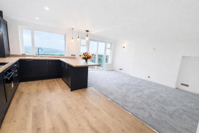 Kitchen and livin...