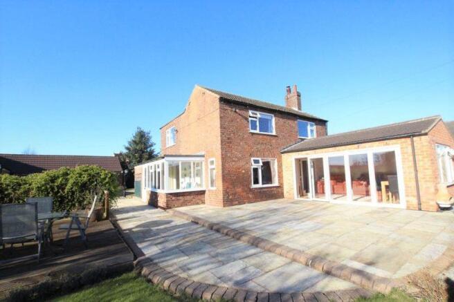 Patio and house